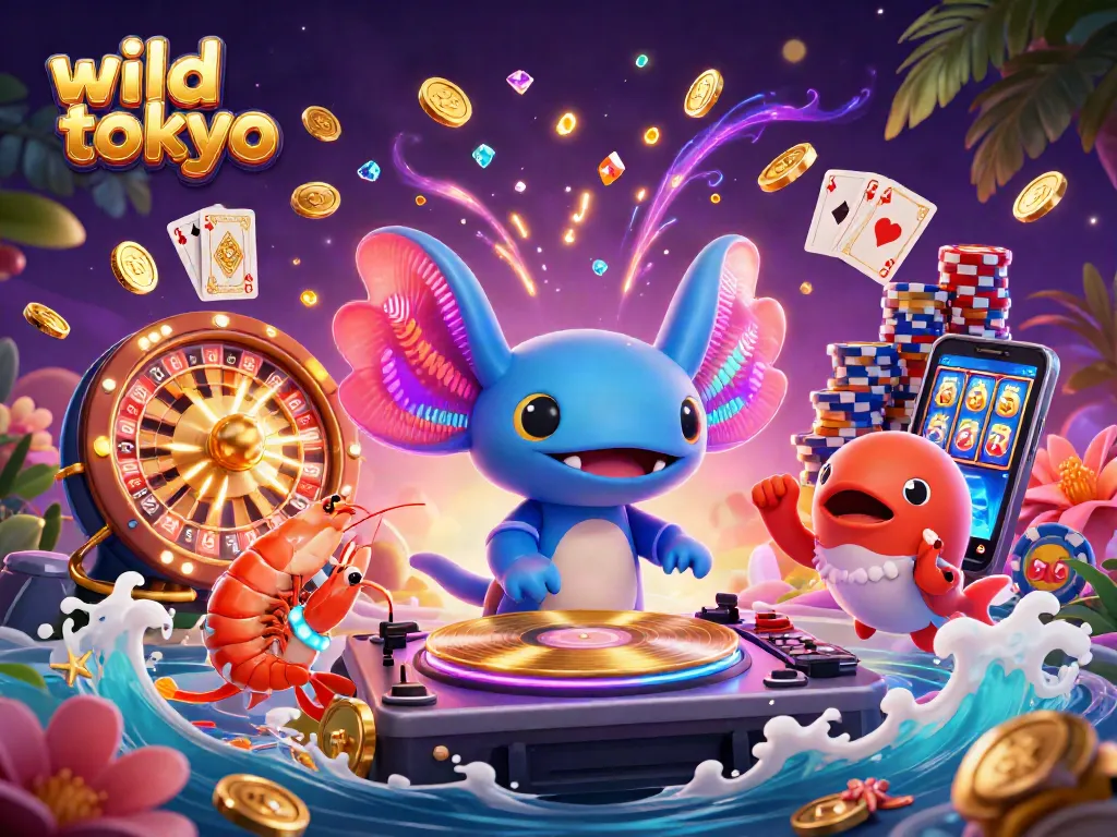 Experience the excitement of wild tokyo casino with vibrant characters and dynamic gaming elements.