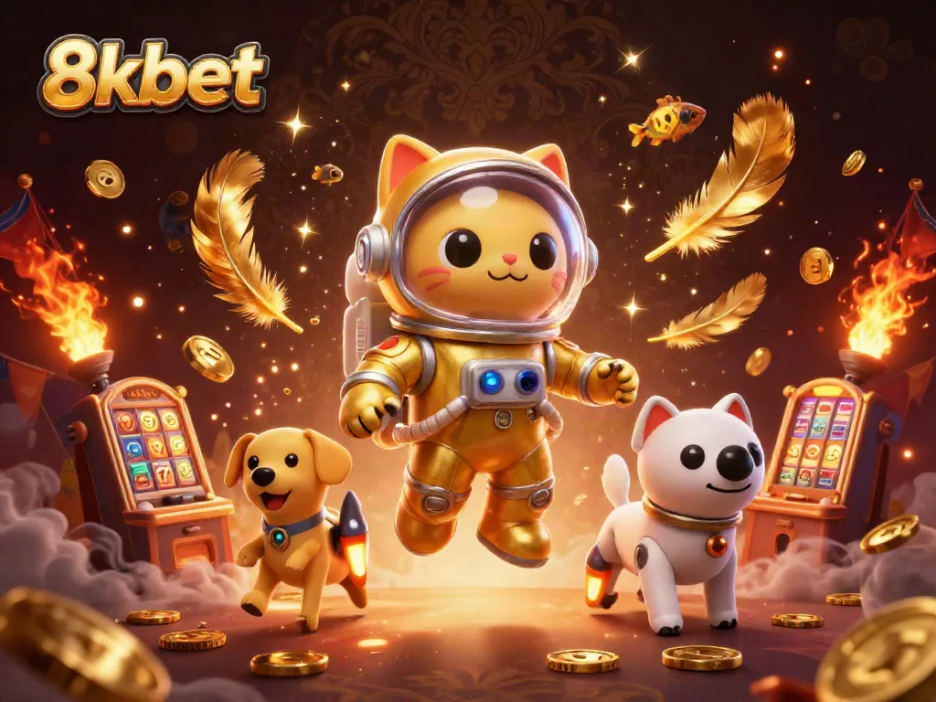 Experience the thrill of 8xbet gaming in an ultra-detailed 3D dynamic casino scene.